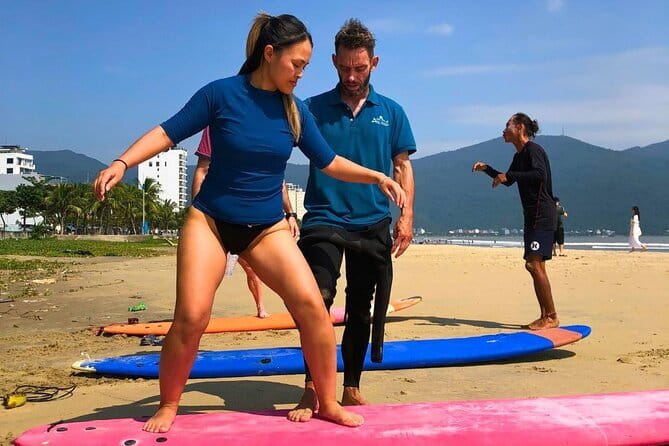 1 Hour Taster Surf Lesson at My Khe Beach - Gear that removes friction, rash vest to board wax