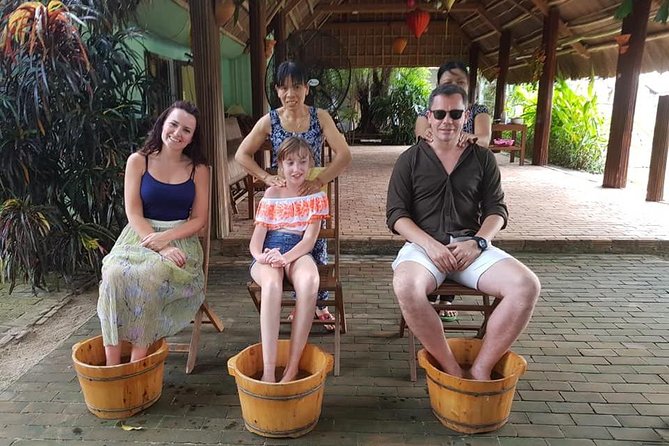 A Real Insight into Hoi An Village Island Experience & Hidden Gem - Cam Kim Island: grind rice, make rice paper, snack after