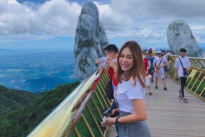 Afternoon private transfer from Danang city to the Golden Bridge - Key highlights at a glance
