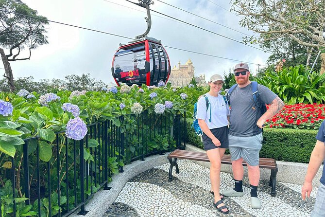 Ba Na Hills avoid crowd , Da Nang, Dragon Bridge, Marble Mountain - Ba Na Hills SunWorld: cable car lift and Golden Bridge walk