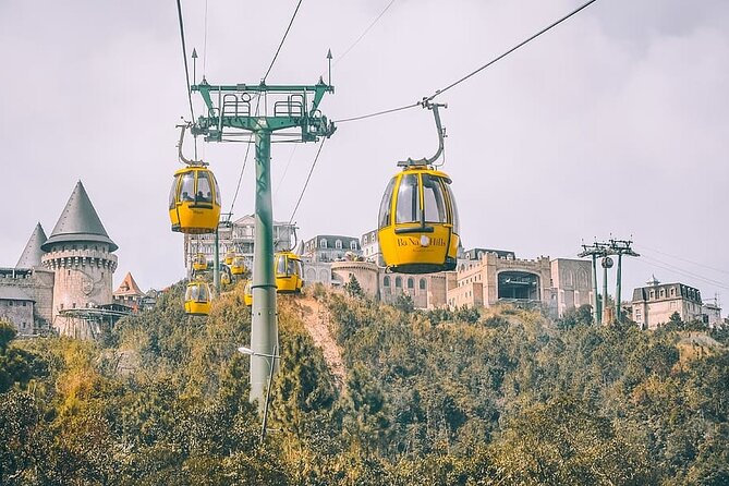 Ba Na Hills Tour: Golden Bridge + Cable Car + Buffet - The cable car ride to Ba Na Hills: comfort plus big views