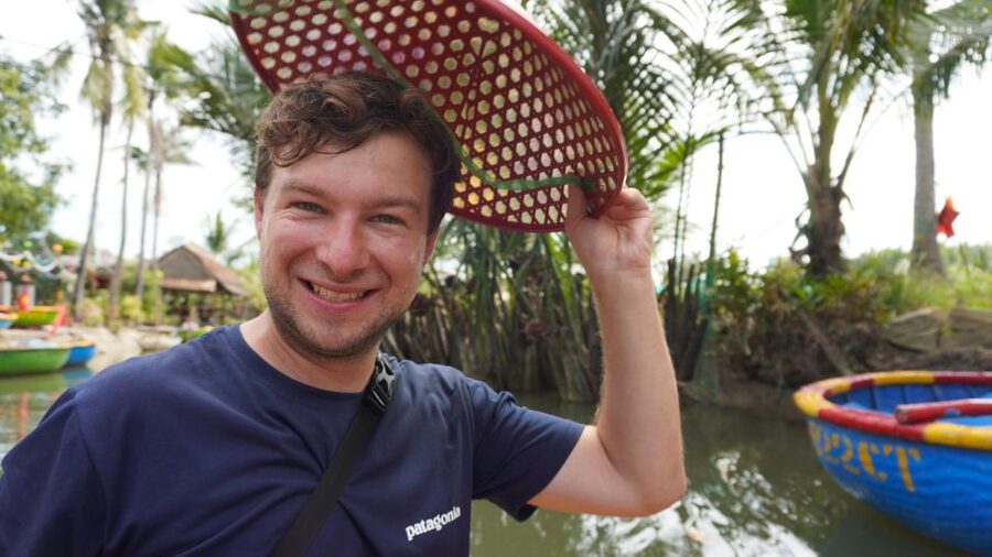 Basket Boat at Coconut Village, Kitchen Show and Big Lunch - Price and value for a $28 half-day in central Vietnam