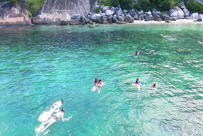 Cham Island Snorkeling - Wonderful Beach - Speedboat Daily Tour - Lunch on the island: fresh seafood, mountain vegetables, and beach setting