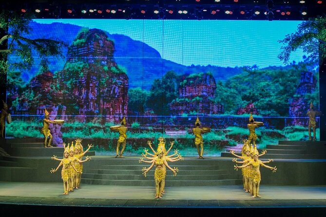 Charming Da Nang Show : Culture-Art-History-LifeStyle of Vietnam - Ao dai, non la, lotus, and ChamPa dance, how the visuals tell the story