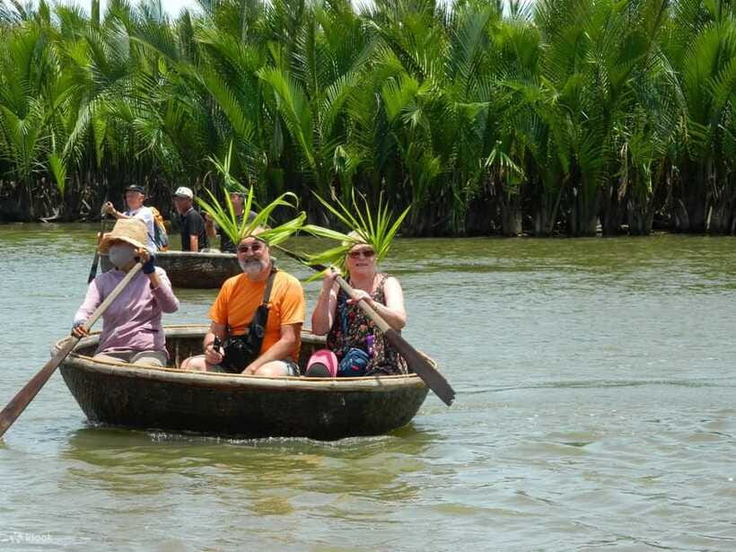 Coconut Basket Boat Ride in Hoi An - Fresh coconut tasting after the ride