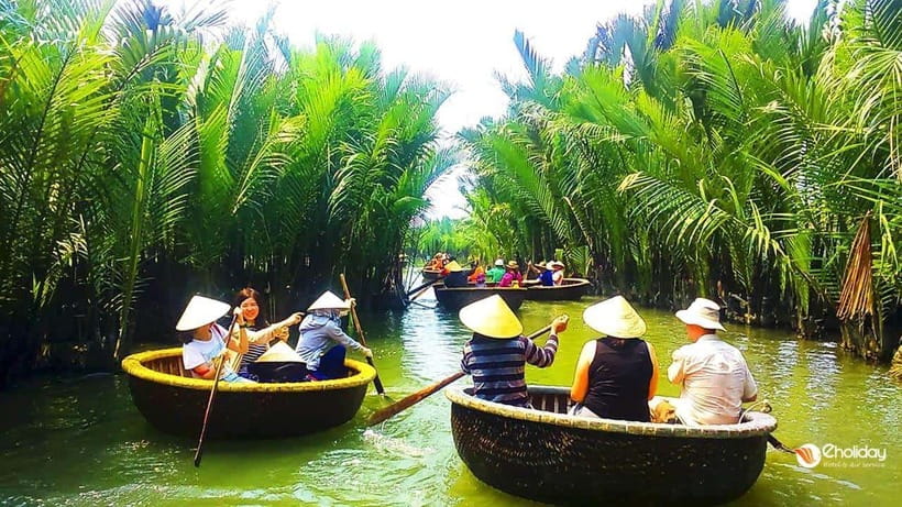 Coconut Basket Boat Ride in Hoi An - The 45 to 60 minute cruise inside coconut and mangrove palm canals