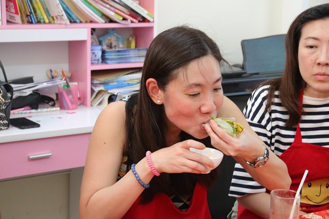 Cooking with Jolie in Hoi An - Lunch and drinks: you eat what you cook, and it feels like a real meal