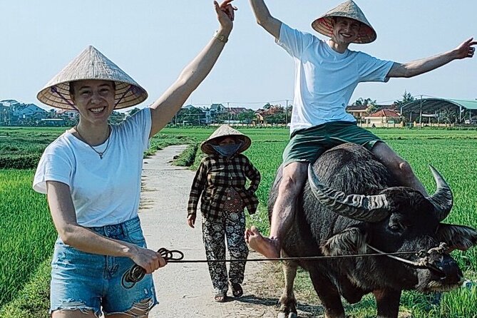 Cycling, Buffalo, Basket Boat ride in Hoi An - Cycling to Cam Thanh: paddies, farms, and village angles