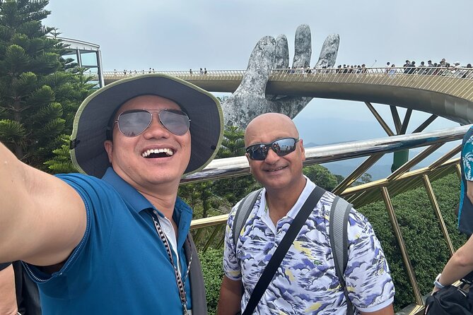DA NANG Ba Na Hills, Golden Bridge & Cable Cars PRIVATE TOUR - Golden Bridge and the flower gardens: what to focus on