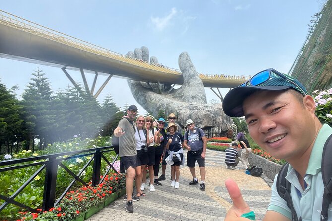 DA NANG Ba Na Hills, Golden Bridge & Cable Cars PRIVATE TOUR - Ba Na Peak at 1500 meters: Lunar Castle and Eclipse Square