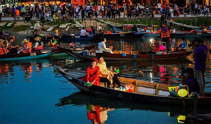 Da Nang : Basket Boat Ride - Hoi An City - Release Lantern - A great late-afternoon rhythm for Hoi An