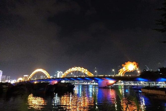 Da Nang ByNight with Marble Mountain,Monkey Mountain,Dragon Bridge,Night Market - Son Tra Mountain, the Giant Lady Buddha, and ocean-to-city views