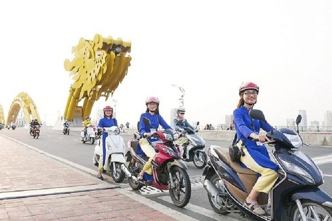 Da Nang City Tour Motorbike/Scooter & Sightseeing By Lady Rider - Your route starts at Marble Mountains, then shifts to beach and bridges