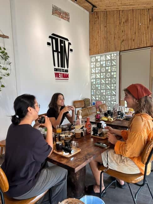 Da Nang: Egg, Salt, & Coconut Coffee Making Class - Meeting on the second floor, in an Indochine-style coffee shop