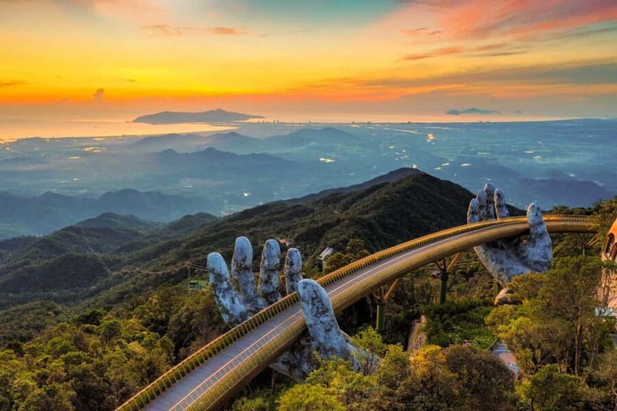 Da Nang: Golden Bridge, Marble Mountains & Monkey Mountain - Golden Bridge and Ba Na Hills Cable Car: Big Views, Crowds, and French-Style Fun