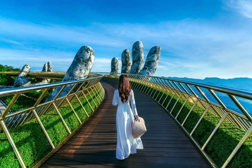 Da Nang: Golden Bridge, Marble Mt, Am Phu Cave & Lady Buddha - Your 8-Hour Da Nang Loop, From Hotel Pickup to Golden Bridge