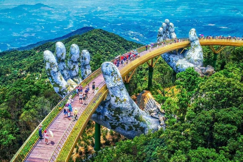 Da Nang: Golden Bridge, Marble Mt, Am Phu Cave & Lady Buddha - Linh Ung Pagoda on Monkey Mountain, the Sea-Facing Lady Buddha