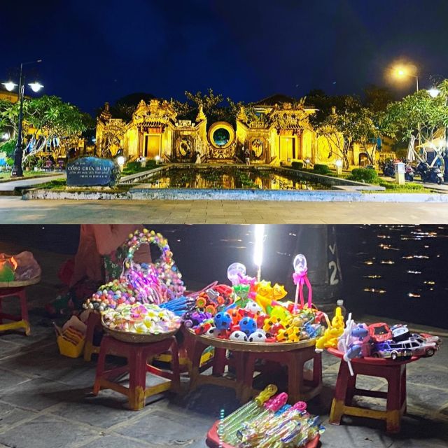 Da Nang/Hoi An: Coconut Village Boat and Hoi An City Tour - Hoai River at night: lantern release, dinner, and the night market glow