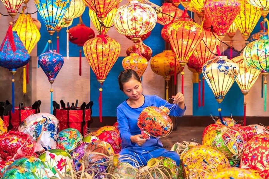 Da Nang/Hoi An: Lantern Making Workshop and Basket Boat Ride - Cam Thanh basket boat ride: mangroves plus practical paddling