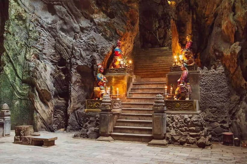 Da Nang/Hoian: Marble Mountain, Am Phu Cave, Monkey Mountain - The 400-year-old Non Nuoc stone carving village