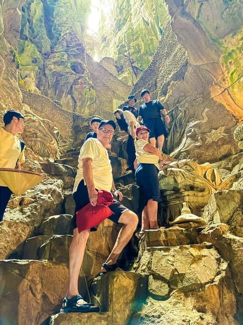 Da Nang: Marble Mountain, Monkey Mountain & Am Phu Cave Tour - Guides make or break the experience