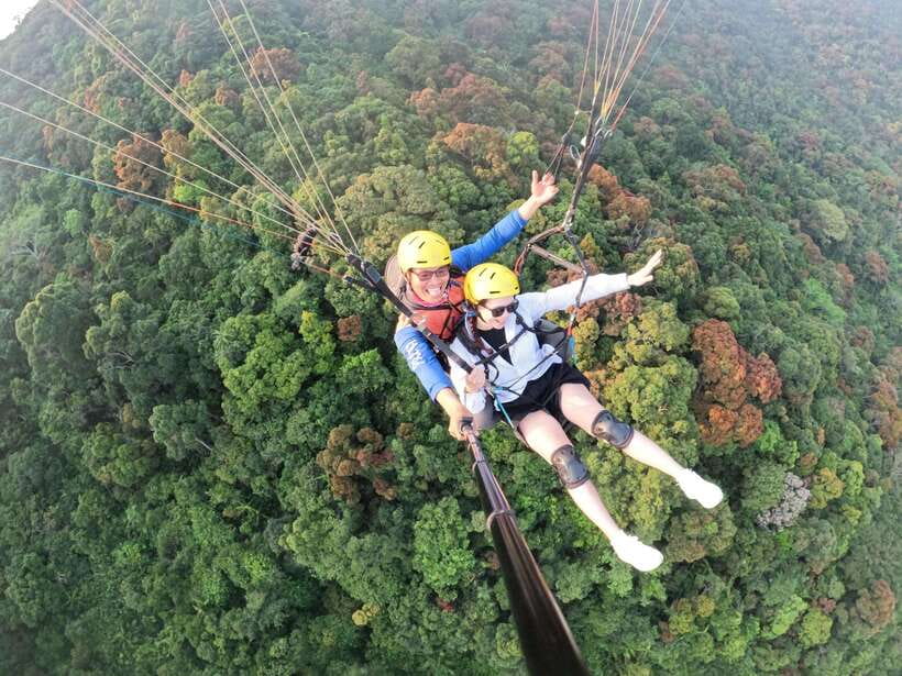 Da Nang Private paragliding experience on Monkey Mountain - From Buu Dai Son Temple to your safety briefing, what the start feels like