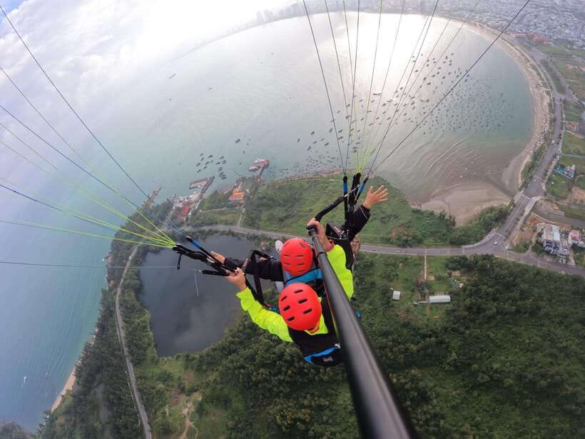 Da Nang Private paragliding experience on Monkey Mountain - The short ride to Monkey Mountain takeoff: quick, organized, and worth it