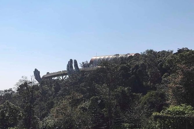 DaNang Fullday Tour-GOLDEN BRIDGE-MARBLE MOUNTAIN-MONKEY MOUNTAIN - Marble Mountains: Caves, sculpture village, and included elevator
