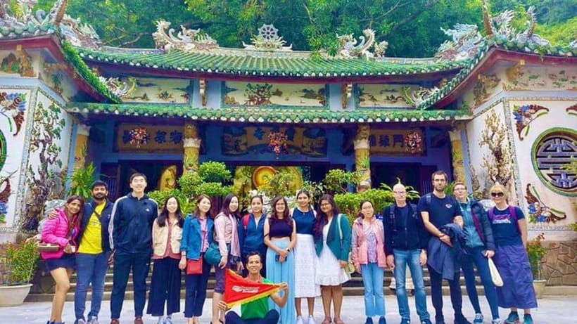 DaNang/HA: Lady Buddha, Marble Mountain & Am Phu Caves Tour - Marble Mountains: temples, cave corridors, and why it feels different
