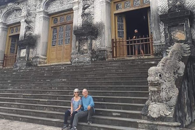Daytrip to Hue Imperial Palace, Royal King Tomb &Perfume River via Hai Van Pass - Thien Mu Pagoda: Hue’s Symbol, Plus a Living Monastery