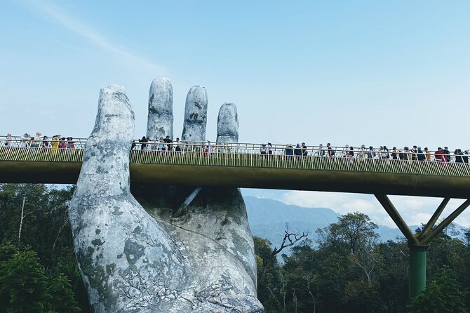 Early morning tour to Bana Hills- Golden Bridge Private tour - Golden Bridge, Wine Tunnel, Flower Garden, Linh Ung Pagoda