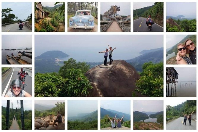 Easy Rider From Hue Da Nang Hoi An Via Hai Van Pass With Mister T - Stop 1: Thanh Toan Bridge, a quiet wooden start near Hue