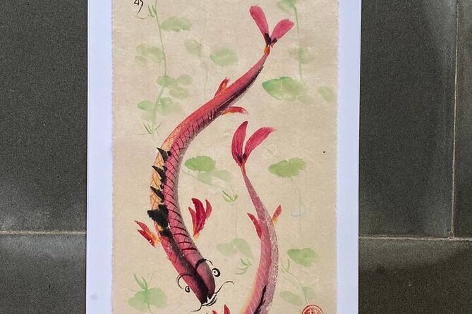 Experience Calligraphy Learning Class in Old Town Hoi An - The Extra Art Portion: Folk Painting and Water Color Landscapes