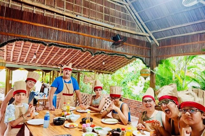 Experience Local Market and Boat Ride with Cooking Class - The hands-on cooking class: welcome drink, step-by-step, then you eat