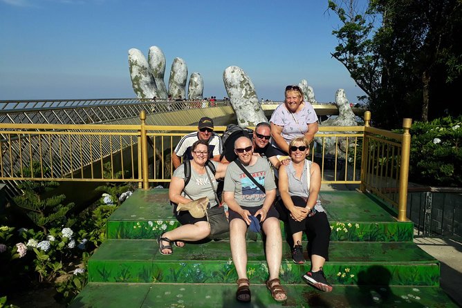 Explore Golden Bridge Sunset Private Tour from Hoi An/ Da nang - The French Village at Night: Landmarks, Music, and Temple Stops