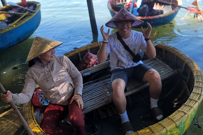 Explore Hoi An ancient town and local villages with a local guide - Cam Thanh water coconut village: basket boat rides and crab catching