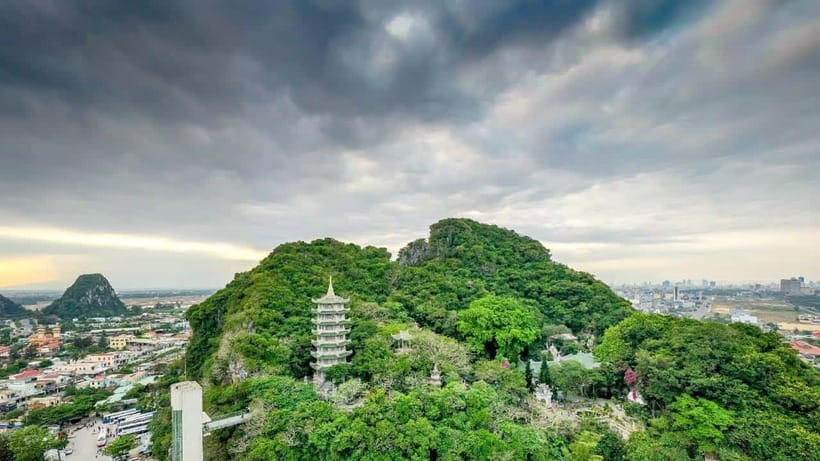 From Da Nang: Marble Mountains - Hoi An afternoon tour - Marble Mountains: limestone hills, Tam Thai Pagoda, and Linh Ung Pagoda I