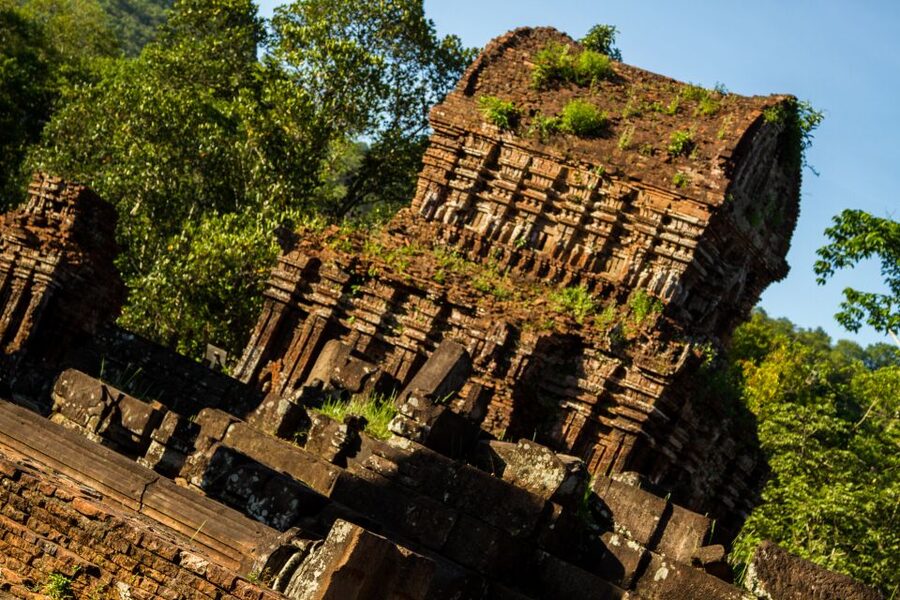From Hoi An: Day Tour of My Son Temples and Marble Mountain - Marble Mountains (Ngu Hanh Son): stairs, caves, and big views