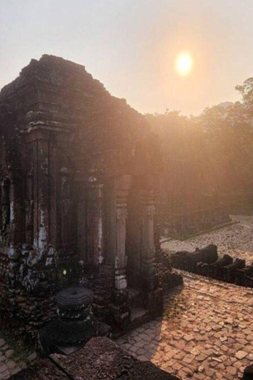 From Hoi An: Half-Day My Son Sanctuary & Sunset Cruise - Getting to the ruins from Hoi An without wasting daylight