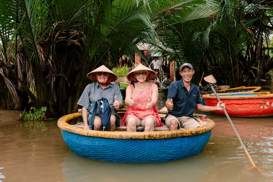 From Hoi An: Market Tour, Basket Boat Ride and Cooking Class - Cooking class in a rural setting, where you learn by doing