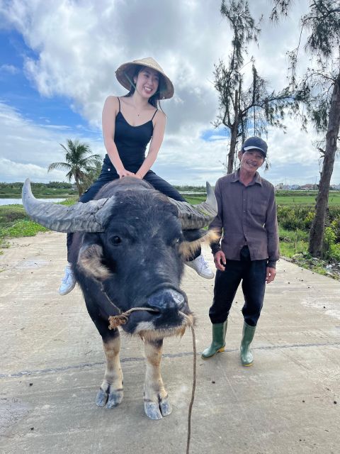 Funny day cycling, Buffalo riding and Basket boat - Should you book this buffalo, basket boat, and bike day?
