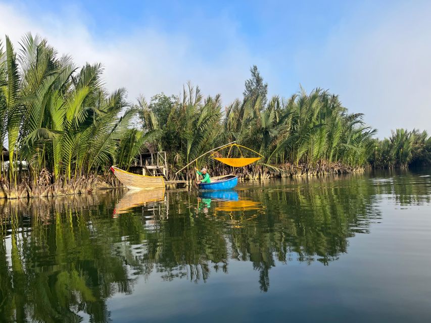Funny day cycling, Buffalo riding and Basket boat - Cam Thanh water coconut village: basket boats and a fishing-world vibe
