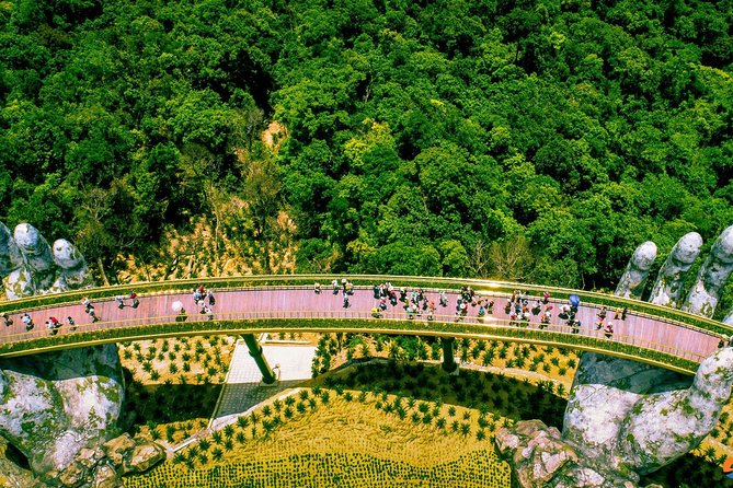 Golden Bridge and Ba Na Hills Full Day From Hoi An City - French Village Campanile: a change of scenery at altitude