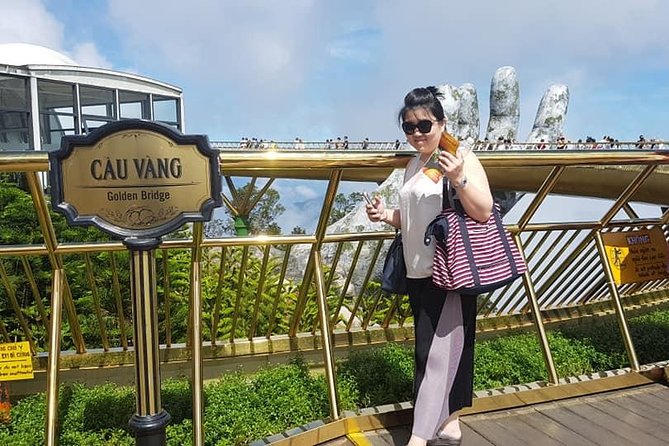 GOLDEN BRIDGE & BA NA HILL in Early moring to Avoid Crowds from DA NANG or HOIAN - Golden Bridge Under the Giant Hands: How to Use Your Hour