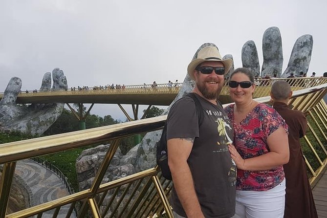 GOLDEN BRIDGE & BA NA HILLS & MARBLE MOUNTAIN-Private Guided Tour - Ba Na Hills and Sun World: cable car time with real record hype