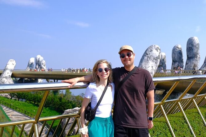 Golden Bridge & Ba Na Hills & Marble Mountain Private Tour - Marble Mountains: caves, temples, and sculpture workshops