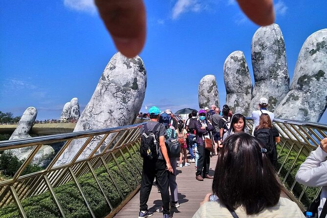 Golden Bridge - BaNa Hills: Private Trip From Hoi An/Da Nang - Le Jardin d’amour gardens (9 gardens) plus Linh Ung pagoda