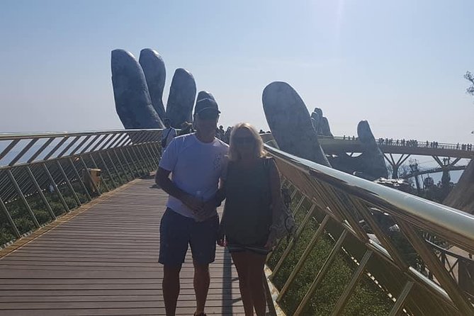 GOLDEN BRIDGE - Early Morning to Avoid Crowds & Take nice Photos - Sun World Ba Na Hills time: beyond the bridge photos