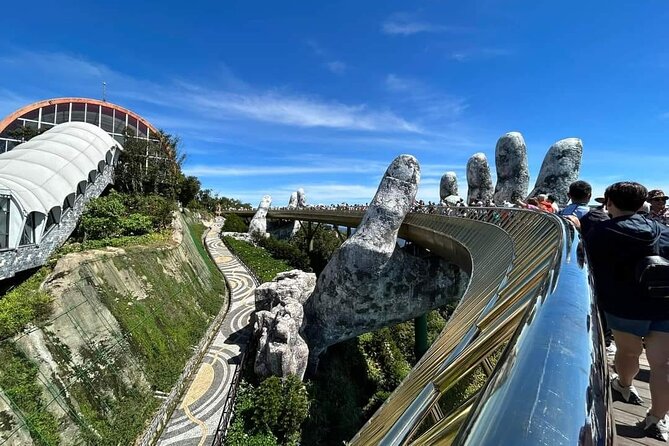 GOLDEN BRIDGE &MARBLE MOUNTAIN-AM PHU CAVE(Hell Cave)Private Tour - Guides you will feel: fast replies and photo help