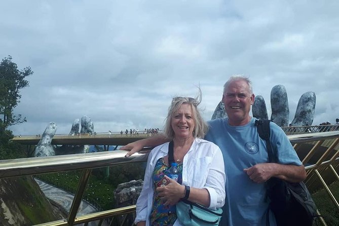 Golden Bridge-Monkey mountain-Dragon Bridge -Marble Mountain Fullday PrivateTour - Ba Na Hills: the cool mountain pocket above Da Nang